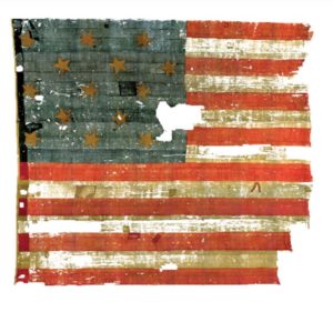 Star Spangled Banner flown during War of 1812