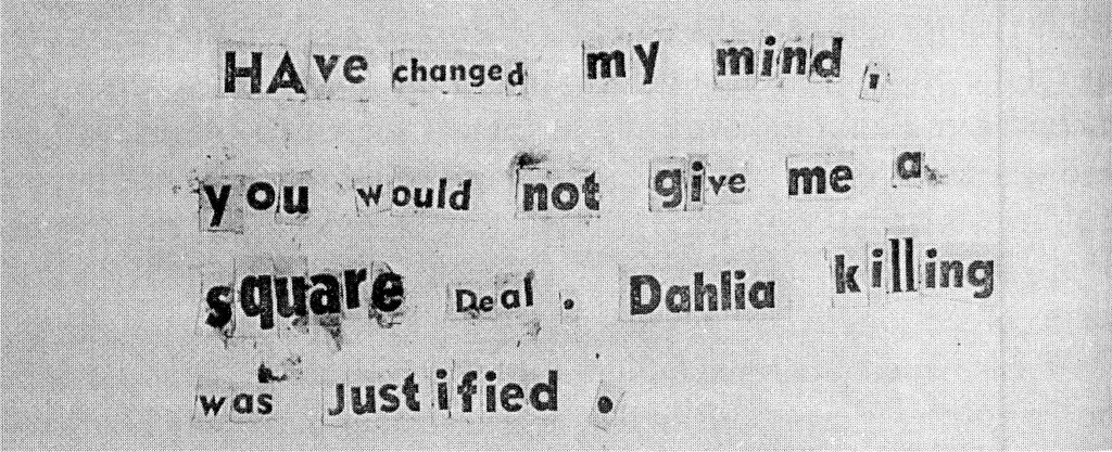 Black dahlia essay picture