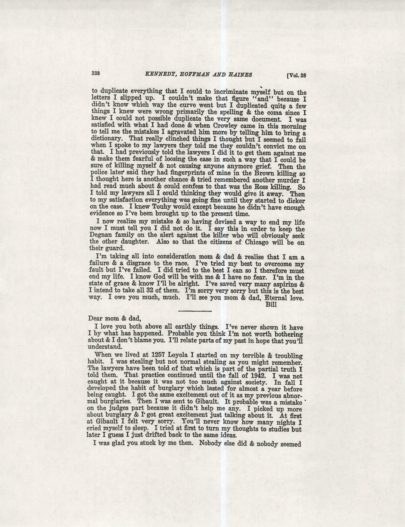 The 19456 Chicago Lipstick Killer Murders; The Teen William Heirens