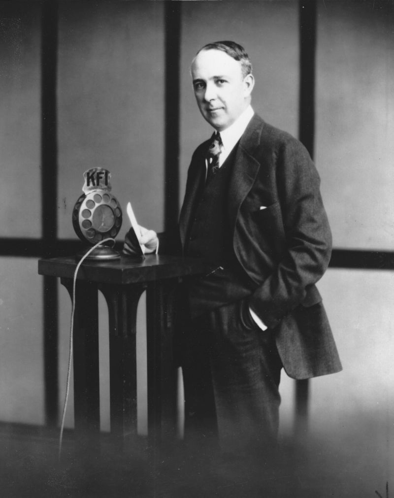 George Hodel KFI Radio Announcer of Classical Music for Earle C ...